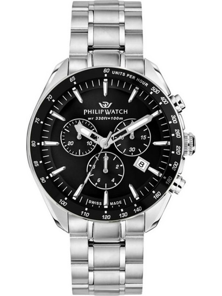 Philip Watch Blaze Ανδρικό Ρολόι Χρονογράφος με Ασημί Μεταλλικό Μπρασελέ 8273995018