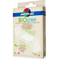 Master Aid Bio Strip Αυτοκόλλητα Επιθέματα 8.6x3.9cm 10τμχ