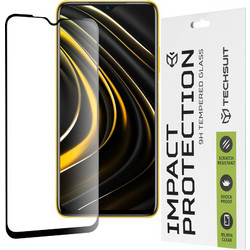 Techsuit 111D Full Glue Tempered Glass Black (Xiaomi Poco M3)