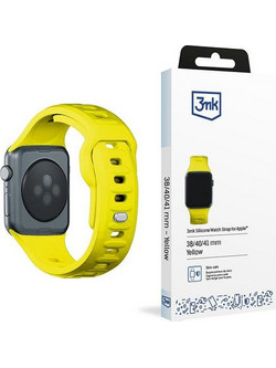 3mk Λουράκι Σιλικόνης Yellow (Apple Watch 38 / 40 / 41mm)