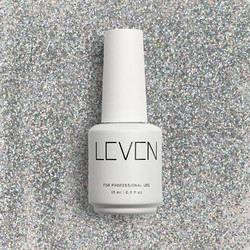 Leven G005 Holo Glitter Glitter Ημιμόνιμο Βερνίκι Νυχιών 15ml