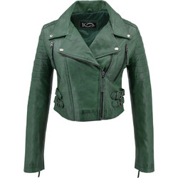 Leather 100 Γυναικείο Μπουφάν Δερμάτινο Κοντό Κυπαρισσί 14-W-LOLA-SHORT