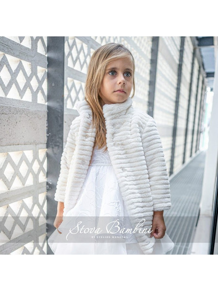 Stova Bambini Βαπτιστικό Πανωφόρι για Κορίτσι 1τμχ AW23G9
