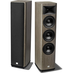 JBL HDI-3800 Ζεύγος Ηχείων Hi-Fi Δαπέδου 300W 2.5 Δρόμων Grey Oak