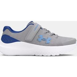 Under Armour Bps Surge 4 Παιδικά Αθλητικά Παπούτσια για Τρέξιμο Γκρι 3027104-101