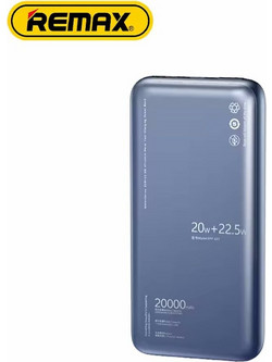 Remax RPP-637 Power Bank 20000mAh 22.5W Blue