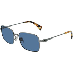 Lanvin LNV104S-050 Γυναικεία Γυαλιά Ηλίου Μεταλλικά Ασημί με Μπλε Φακό