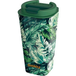 Quokka Ποτήρι Καφέ Πλαστικό Jungle Πράσινο 450ml 40225