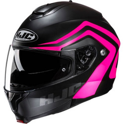 HJC C91N Nepos Black Fuchsia Κράνος Μηχανής Flip-Up