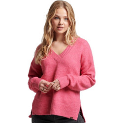 Superdry Γυναικείο Πουλόβερ με V Λαιμόκοψη Φούξια W6110521A-PH4