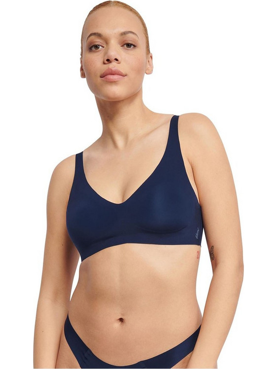 Sloggi Zero Feel 2.0 Μπουστάκι Push Up χωρίς Μπανέλα Navy Μπλε 10217729-2114