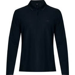 Mexx Ανδρική Μπλούζα Polo Μακρυμάνικη Μαύρη MF007100243M-193911