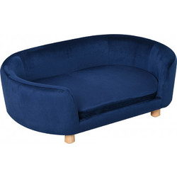 PawHut Καναπές Κρεβάτι Σκύλου Μπλε 86x55cm D04-167BU