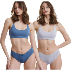 Walk Γυναικεία Brazil με Δαντέλα 2Pack W2014-0730