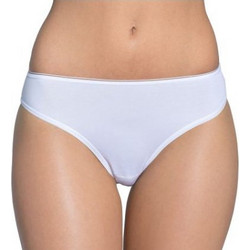 Sloggi Sensation Βαμβακερό Γυναικείο Slip Λευκό 122064772-0003