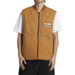 DC NO 94 WORKER VEST Αμάνικο Ανδρικό Μπουφάν Ταμπά Μπεζ ADYJK03198-CMW0