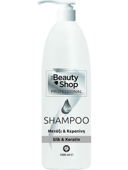 The Beauty Shop Silk & Keratin Σαμπουάν Κερατίνης για Όγκο για Ξηρά & Ταλαιπωρημένα Μαλλιά 1lt