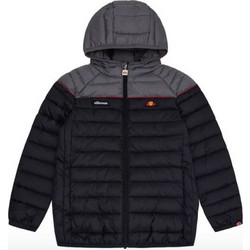 Ellesse Παιδικό Μπουφάν Χειμωνιάτικο Puffer Αντιανεμικό Μαύρο Γκρι S3X21112