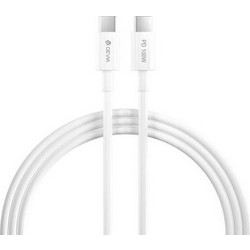 Devia EC317 USB-C to USB-C 100W 1.5m White 6938595379536