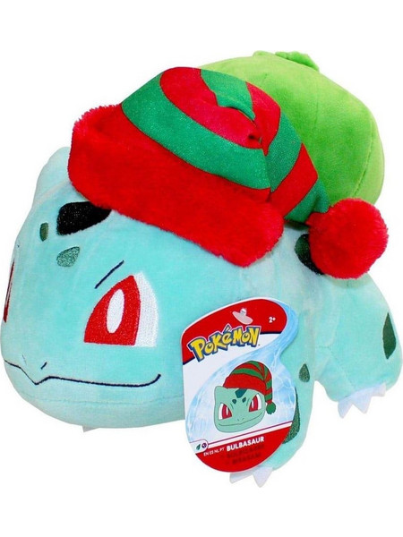 Jazwares Pokemon Xmas Bulbasaur 20cm