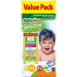 Babylino Sensitive Πάνες No5+ 13-27kg 42τμχ