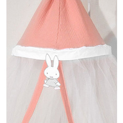 Miffy Des 62-1 Κουνουπιέρα Κούνιας Σομόν 550x180cm