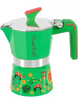Pedrini Frida Kahlo Μπρίκι Espresso 2Cups Πράσινο