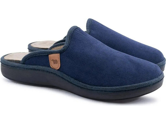 Adam's Χειμερινές Ανδρικές Παντόφλες Navy Μπλε 754-24501