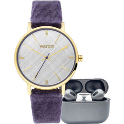 Watx & Co Γυναικείο Ρολόι με Μωβ Υφασμάτινο Λουράκι RELOJ1038