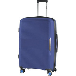 Dielle 180-70 Βαλίτσα Μεγάλη 75x49x30cm με 4 Ρόδες Μπλε