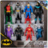 Spin Master DC Batman Σετ Φιγούρες Δράσης για 3+ Ετών 15cm 8τμχ 6068211