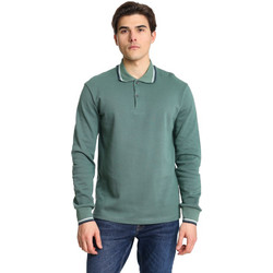Paco & Co Ανδρική Μπλούζα Polo Μακρυμάνικη Πράσινο Mint 2481090
