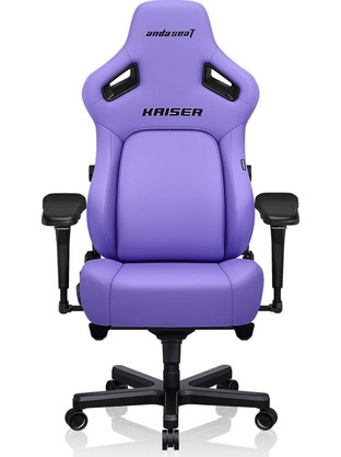 Anda Seat Kaiser 4 Large Καρέκλα Gaming Δερματίνης με Ρυθμιζόμενα Μπράτσα Μωβ