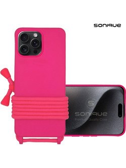 Sonique Carryhang Back Cover Fuchsia (iPhone 15 Pro Max)