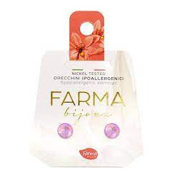 Farma Bijoux Γυναικεία Σκουλαρίκια Καρφωτά από Ορείχαλκο με Swarovski 8058056818287