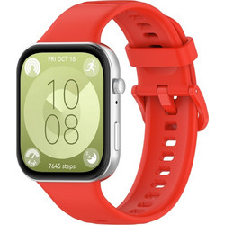 Buckle Λουράκι Σιλικόνης Red (Huawei Watch Fit 3)