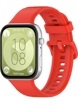 Buckle Λουράκι Σιλικόνης Red (Huawei Watch Fit 3)