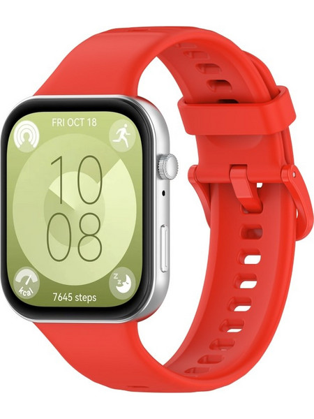 Buckle Λουράκι Σιλικόνης Red (Huawei Watch Fit 3)