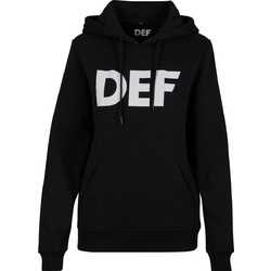 Def Ανδρικό Φούτερ με Κουκούλα & Τσέπες Μαύρο DFHD052-00007