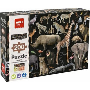 Παιδικό Puzzle APLI Savanna Animals 200 Κομμάτια