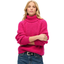 Superdry Γυναικείο Πουλόβερ Ζιβάγκο Φούξια W6110397A-B9L