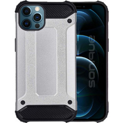 Sonique Heavy Armor Back Cover Silver (iPhone 12 / 12 Pro)