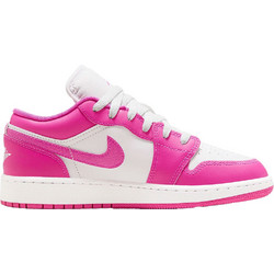 Jordan Air 1 Low Παιδικά Sneakers Λευκά Φούξια FV8486-600