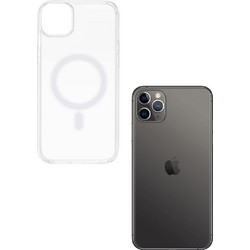 Sonique Magnetic Magcase Back Cover Transparent (iPhone 11 Pro Max)