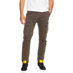 Splendid Ανδρικό Παντελόνι Cargo Joggers Ελαστικό Κανονική Εφαρμογή Καφέ 52-241-005-055