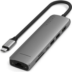 Satechi ST-P7SM USB-C Docking Station με HDMI 4K PD Ethernet