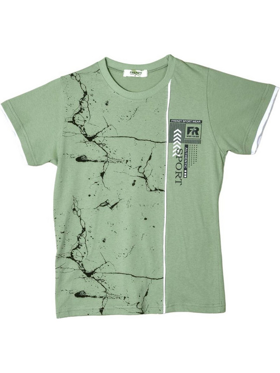 Frenzy Παιδικό T-Shirt Κοντομάνικο Πράσινο Mint 73417065-1113