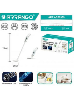 Arrango AC60359 Επαναφορτιζόμενη Σκούπα Stick & Χειρός