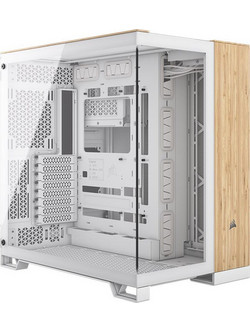 Corsair 6500X Bamboo Wood Midi Tower Κουτί Υπολογιστή με Πλαϊνό Παράθυρο