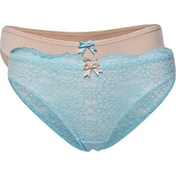 Dorina Abigail Γυναικεία Slip με Δαντέλα 2Pack D01727X-X79